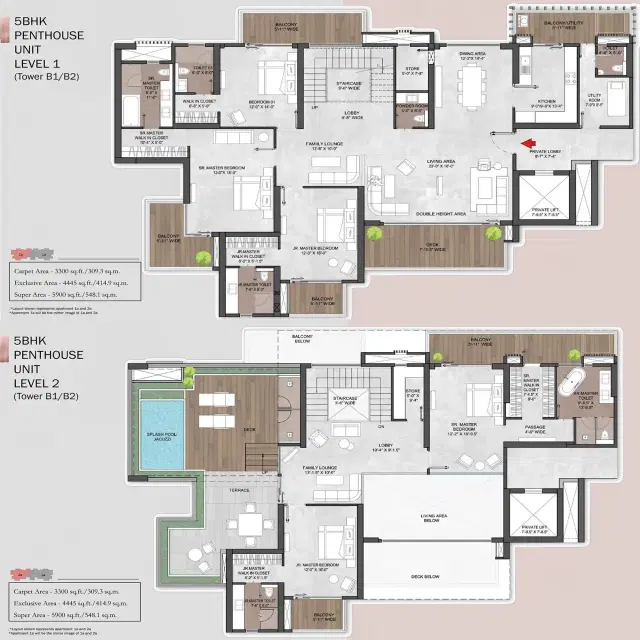 4 BHK Floor Plan